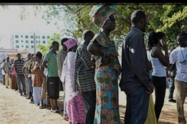 Electorate Exercising Their Civic Rights on Election Day
