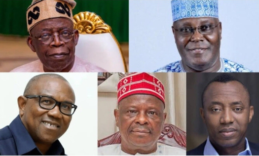 Some Presidential Flag-bearers in the 2023 Election