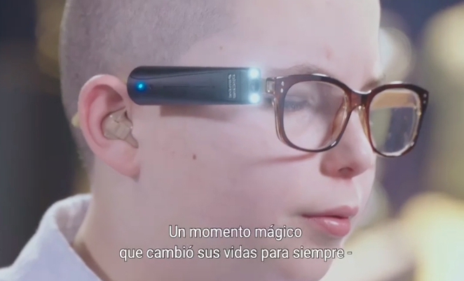A technological innovation that enhances the visual experience of visual impaired individuals