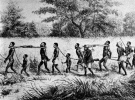 Transatlantic slave trade that transported between 10 million and 12 million enslaved Africans to the Americas from the 16th to the 19th century